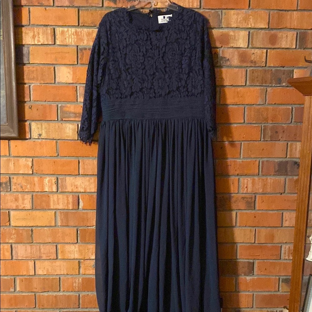 Dainty Jewell’s Exquisite English Manor dress Navy 2X